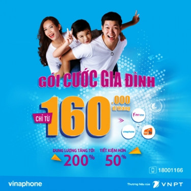 VNPT tăng gấp đôi ưu đãi cho gói Gia đình chỉ với 160.000 đồng