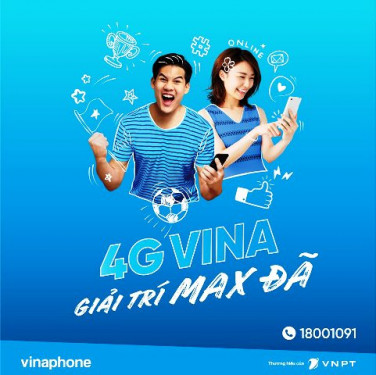 VinaPhone ra mắt 4 gói cước mới không giới hạn 3G/4G