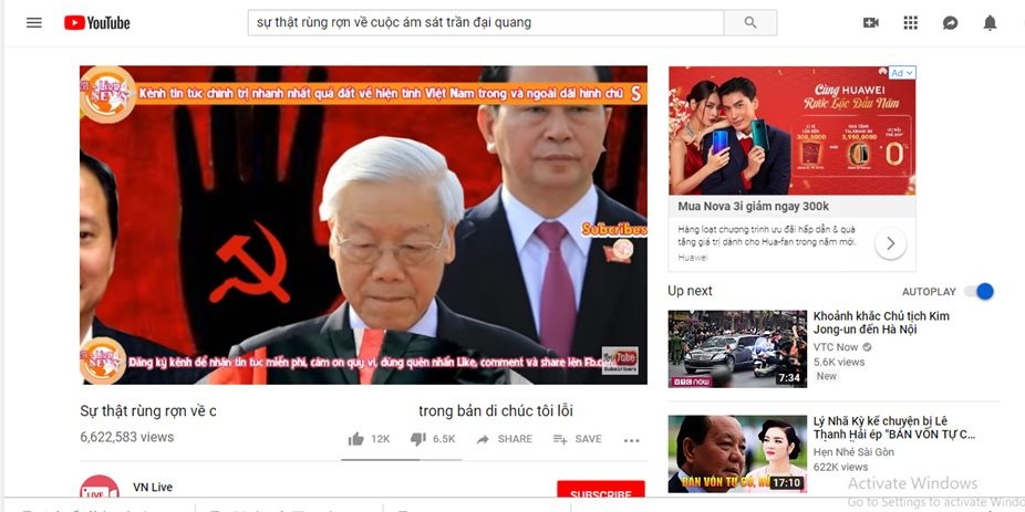 Bộ TT&amp;amp;amp;TT y&amp;amp;ecirc;u cầu h&amp;amp;agrave;ng chục nh&amp;amp;atilde;n h&amp;amp;agrave;ng lớn dừng quảng c&amp;amp;aacute;o trong c&amp;amp;aacute;c clip phản động tr&amp;amp;ecirc;n YouTube - Ảnh 2.