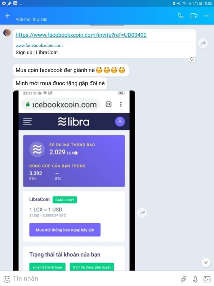 Cảnh gi&amp;amp;aacute;c với chi&amp;amp;ecirc;u lừa mua tiền Libra mới rộ l&amp;amp;ecirc;n gần đ&amp;amp;acirc;y ở Việt Nam - ảnh 1