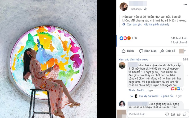 Ng&amp;ocirc;i sao - Facebook bạn g&amp;aacute;i mới của Quang Hải bị &amp;ldquo;n&amp;eacute;m đ&amp;aacute;&amp;rdquo; (H&amp;igrave;nh 2).