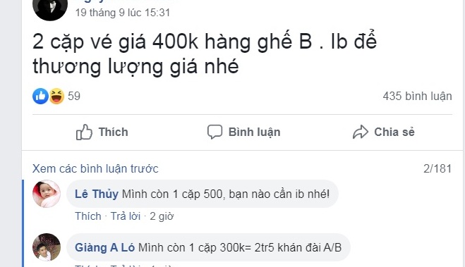 Thể thao - Giật m&amp;igrave;nh với gi&amp;aacute; v&amp;eacute; xem trận đấu giữa đội tuyển Việt Nam gặp Malaysia v&amp;ograve;ng loại WC 2022 (H&amp;igrave;nh 2).