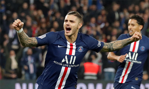 Icardi đang bắt nhịp rất tốt v&amp;amp;agrave; trở th&amp;amp;agrave;nh một mũi nhọn lợi hại của PSG. Ảnh: Reuters.