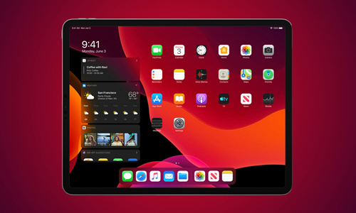 Giao diện của iPadOS.