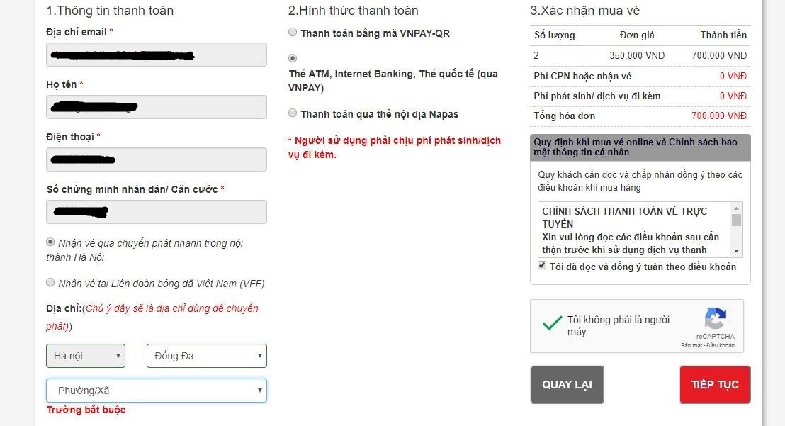 Thể thao - N&amp;oacute;ng: Hệ thống b&amp;aacute;n v&amp;eacute; online trận chung kết AFF 2018 tiếp tục &amp;ldquo;sập&amp;rdquo; trong đợt mở b&amp;aacute;n lần 2 (H&amp;igrave;nh 2).