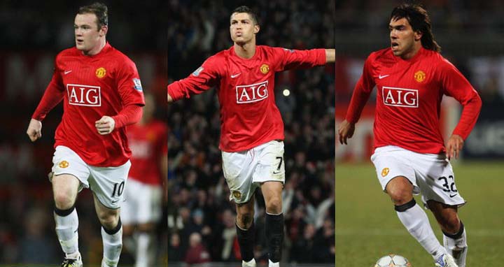 b&amp;oacute;ng đ&amp;aacute;, bong da hom nay, bong da, mu, manchester united, Rooney, Ronaldo, Tevez, Gary Neville