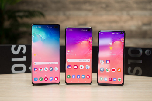 Bộ ba Galaxy S10. Ảnh: Phonearena.