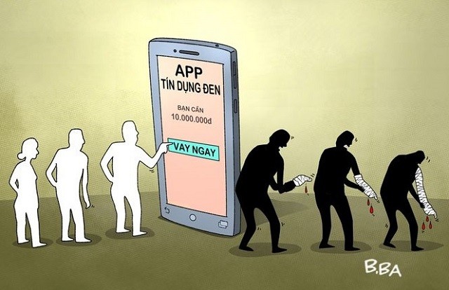 T&amp;agrave;i ch&amp;iacute;nh - Ng&amp;acirc;n h&amp;agrave;ng - Sập bẫy vay tiền bằng app tr&amp;ecirc;n mạng khiến nạn nh&amp;acirc;n đi&amp;ecirc;u đứng