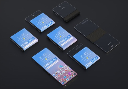 Smartphone màn hình gập ngang của Samsung Smartphone màn hình gập ngang của Samsung - 1