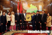 Đoàn công tác Cộng hòa Mordovia (Liên bang Nga) thăm và làm việc tại Bắc Ninh