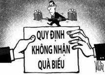 Người có chức vụ, quyền hạn không được nhận quà dưới mọi hình thức