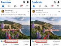 Facebook thử nghiệm tính năng ẩn lượt thích bắt đầu từ tuần này