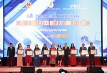 Công ty CP Tập đoàn BRG được vinh danh trong bảng xếp hạng “Doanh nghiệp tiêu biểu vì người lao động