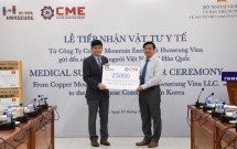 Doanh nghiệp CME và HSV trao tặng 25 nghìn khẩu trang cho cộng đồng người Việt tại Hàn Quốc