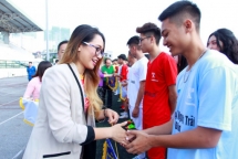 Tưng bừng khai mạc giải bóng đá học sinh THPT Hà Nội 2018 tranh Cup Number 1 Active