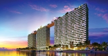 Cất nóc tháp C - Diamond Lotus Riverside: Bức tường xanh khổng lồ giữa lòng Sài Gòn