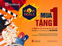 SeaBank triển khai chương trình ưu đãi: "Wow Deals! mua sắm bất tận" dịp cuối hè 2018