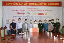 Tạp chí Doanh nghiệp & Hội nhập tiếp sức BĐBP Biên giới Tây Nam phòng chống dịch Covid-19