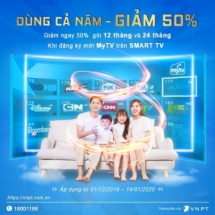 Đăng ký truyền hình MyTV qua ứng dụng, nhận ngay ưu đãi “khủng”!