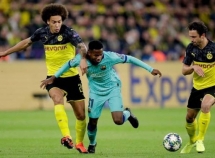 Marco Reus đá hỏng pen, Dortmund chia điểm đáng tiếc với Barcelona