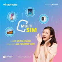 MultiSIM VinaPhone: một thuê bao dùng đồng thời trên nhiều thiết  bị