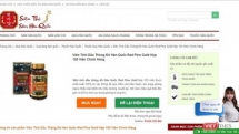 Cục An toàn thực phẩm tiếp tục cảnh báo về những website vi phạm quảng cáo thực phẩm bảo vệ sức khỏe