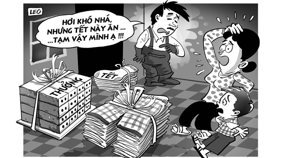 Ti&amp;ecirc;u d&amp;ugrave;ng &amp;amp; Dư luận - Thưởng Tết bằng hiện vật v&amp;agrave; những c&amp;acirc;u chuyện dở kh&amp;oacute;c dở cười