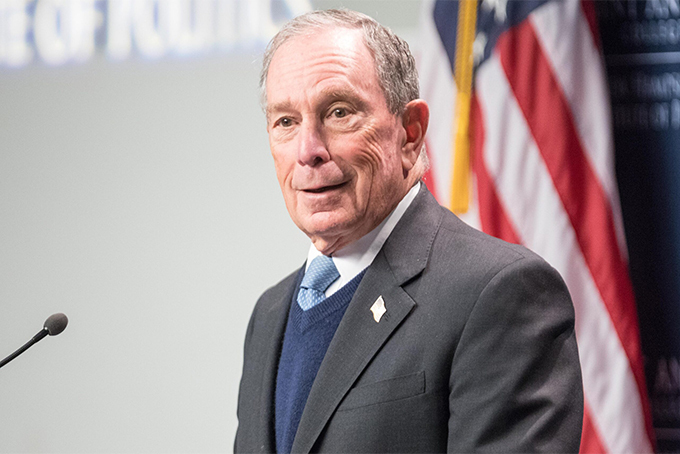Tỷ phú Bloomberg tranh cử tổng thống Mỹ Tỷ phú truyền thông Michael Bloomberg. Ảnh: NYP. 