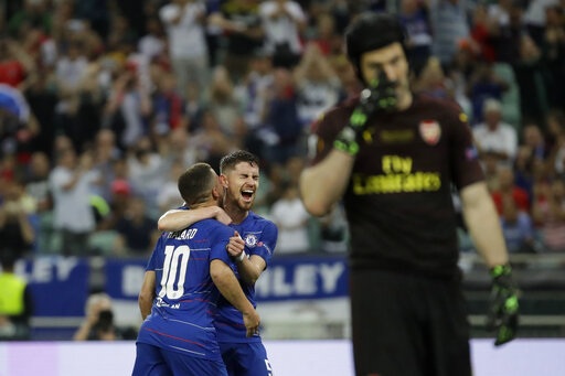 V&amp;ugrave;i dập Arsenal, Chelsea gi&amp;agrave;nh chức v&amp;ocirc; địch Europa League - 1