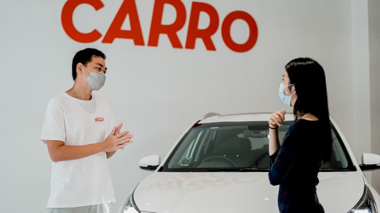 Carro cho biết họ đang hỗ trợ qu&amp;aacute; tr&amp;igrave;nh chuyển đổi sang c&amp;aacute;c phương thức giao th&amp;ocirc;ng xanh hơn, bằng c&amp;aacute;ch cho ph&amp;eacute;p người mua d&amp;ugrave;ng thử những chiếc xe mới như xe điện.Carro