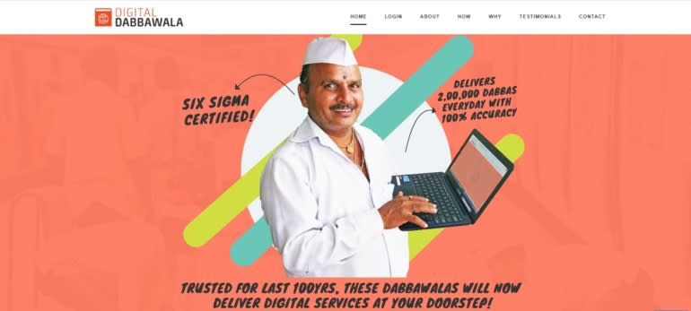 Trang web digitaldabbawala.com hỗ trợ c&amp;aacute;c Dabbawalas mở rộng kế sinh nhai trong thời kỳ đại dịch