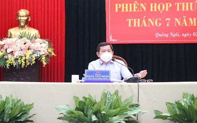 &amp;Ocirc;ng Đặng Văn Minh, Chủ tịch UBND tỉnh Quảng Ng&amp;atilde;i