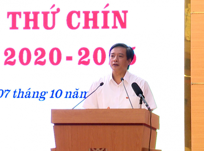 B&amp;iacute; thư Th&amp;agrave;nh ủy Việt Tr&amp;igrave; ph&amp;aacute;t biểu tại hội nghị