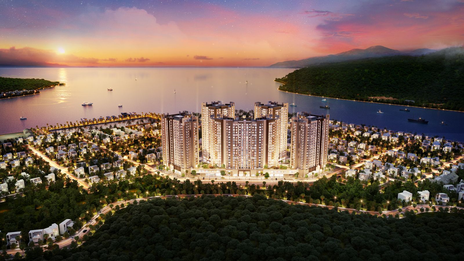 Phối cảnh dự &amp;aacute;n New Galaxy Nha Trang. Ảnh: Hưng Thịnh Land