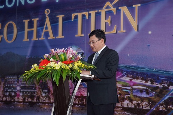 &amp;Ocirc;ng Mai Xu&amp;acirc;n Li&amp;ecirc;m - UV Ban Thường vụ Tỉnh ủy, Ph&amp;oacute; Chủ tịch UBND Tỉnh Thanh H&amp;oacute;a nhấn mạnh tầm quan trọng của dự &amp;aacute;n Flamingo Hải Tiến đối với sự ph&amp;aacute;t triển kinh tế tỉnh.