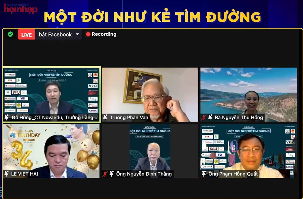 Hội thảo được diễn ra dưới h&amp;igrave;nh thức trực tuyến.
