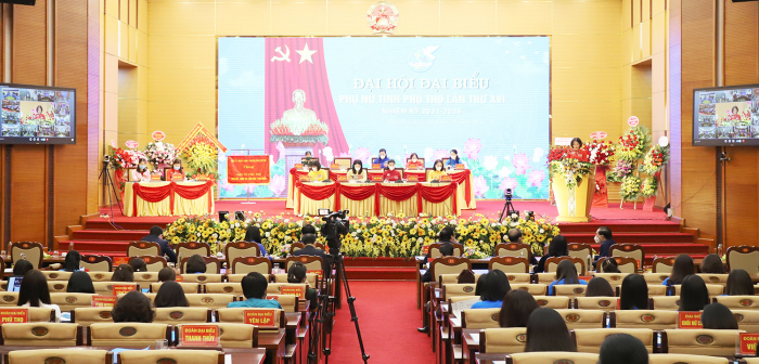 Quang cảnh Đại hội tại điểm cầu Trung t&amp;acirc;m Hội nghị tỉnh Ph&amp;uacute; Thọ