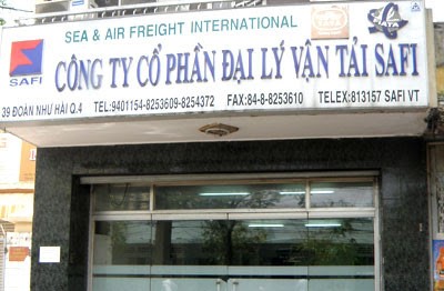 Đại l&amp;yacute; Vận tải SAFI hạ sở hữu tại Container Việt Nam xuống c&amp;ograve;n 7%