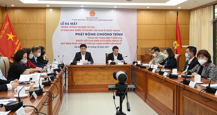 To&amp;agrave;n cảnh buổi lễ ra mắt v&amp;agrave; ph&amp;aacute;t động của Ủy ban Nh&amp;agrave; nước về NVNONN. (Nguồn: BTC)