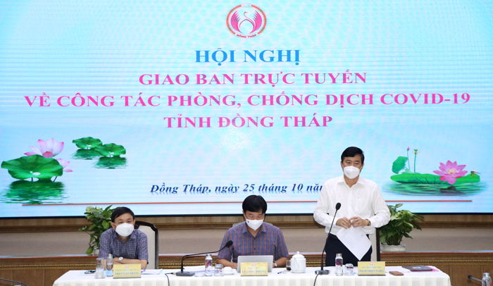 Chủ tịch Ủy ban nhân dân tỉnh ghi nhận sự nỗ lực của các địa phương đã chuyển động nhanh, triển khai sớm và kiểm soát tốt tình hình theo Nghị quyết 128/NQ-CP của Chính phủ và Công văn hướng dẫn 4800/QĐ-BYT của Bộ Y tế. Chủ tịch Ủy ban nhân dân tỉnh ghi nhận sự nỗ lực của các địa phương đã chuyển động nhanh, triển khai sớm và kiểm soát tốt tình hình theo Nghị quyết 128/NQ-CP của Chính phủ và Công văn hướng dẫn 4800/QĐ-BYT của Bộ Y tế.