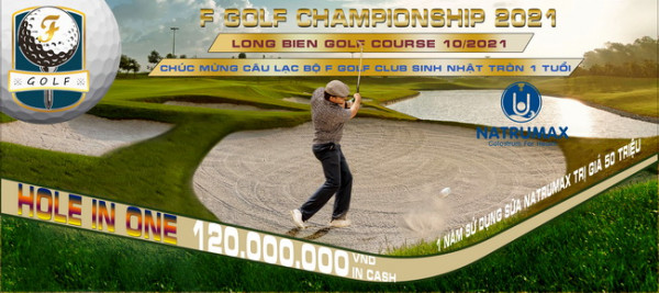 Natrumax Việt Nam vinh dự trở thành nhà tài trợ  kim cương tại giải F GOLF CHAMPIONSHIP 2021