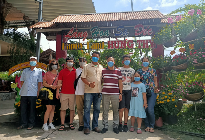 Điểm du lịch miệt vườn Happy land H&amp;ugrave;ng Thy chuẩn bị mở cửa đ&amp;oacute;n kh&amp;aacute;ch tham quan. Ảnh tư liệu