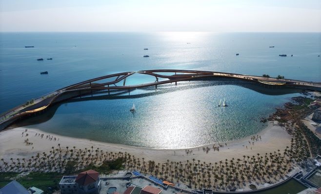 Cầu H&amp;ocirc;n được ra mắt cuối năm nay được kỳ vọng trở th&amp;agrave;nh biểu tượng mới của du lịch Việt Nam