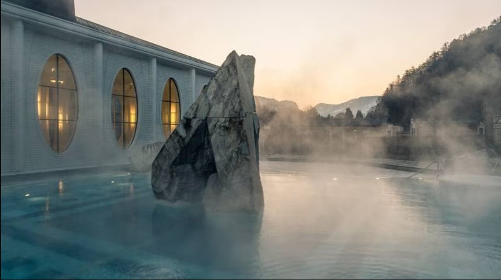 Ngoại thất của Grand Resort Bad Ragaz.&amp;nbsp;Ảnh: Grand Resort Bad Ragaz