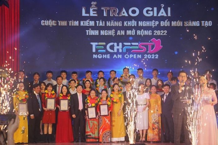 Lễ trao giải cuộc thi T&amp;igrave;m kiếm khởi nghiệp đổi mới s&amp;aacute;ng tạo Nghệ An mở rộng năm 2022