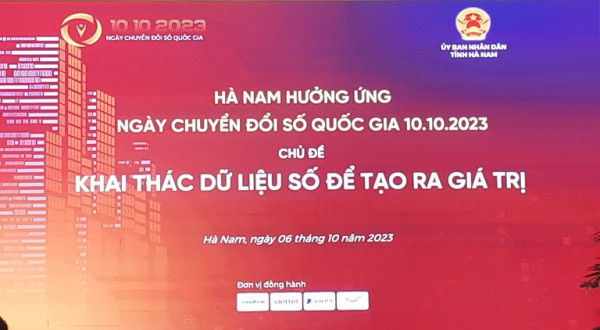 Hà Nam đẩy mạnh khai thác dữ liệu số, xây dựng chính quyền số và đô thị thông minh