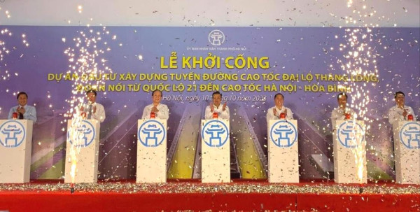 Khởi công đường nối Đại lộ Thăng Long với cao tốc Hòa Lạc - Hòa Bình
