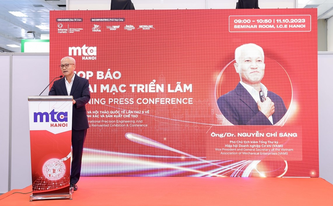 &amp;Ocirc;ng Nguyễn Chỉ S&amp;aacute;ng - Ph&amp;oacute; Chủ tịch ki&amp;ecirc;m Tổng thư k&amp;yacute; Hiệp hội Doanh nghiệp Cơ kh&amp;iacute; Việt Nam (VAMI)
