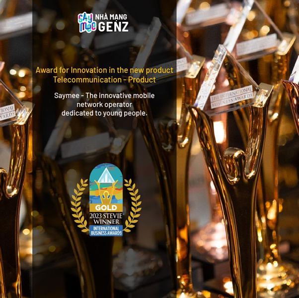 Saymee vinh dự đạt giải v&amp;agrave;ng danh gi&amp;aacute; tại Stevie Awards