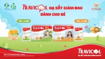 Thương hiệu Quốc gia TRAVICOL ra mắt thuốc hạ sốt giảm đau dành cho bé